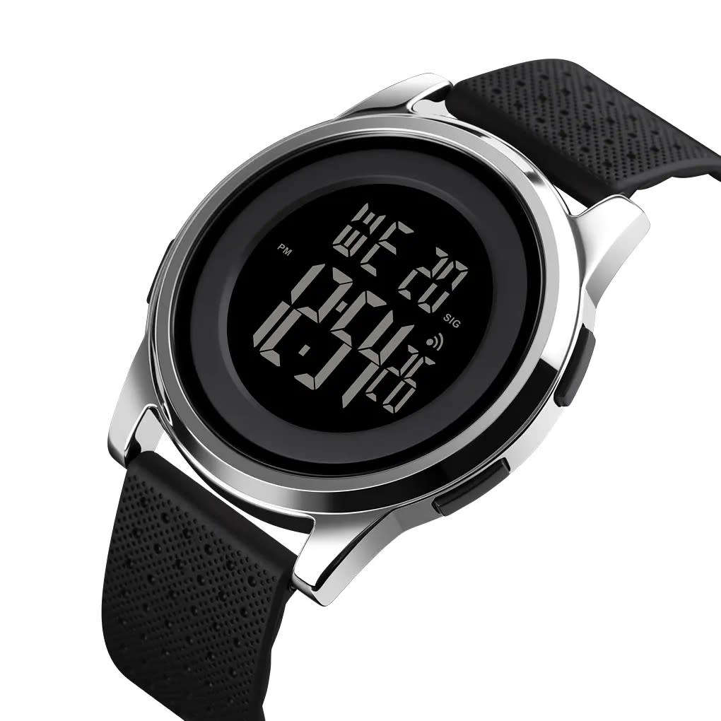 Skmei Slimline Ultra-Lightweight Metal Case Digital Full function watch, 50 m waterproof.