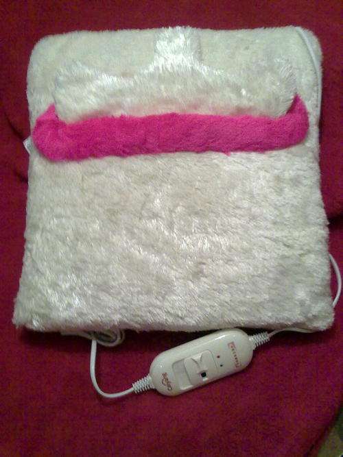 Foot Warmer 220 Volt Cushion similar principle to electric blanket different colours.