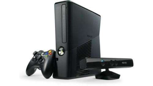Microsoft Xbox 360 Slim 250GB with Kinect Sensor and 5 Games - BUNDLE