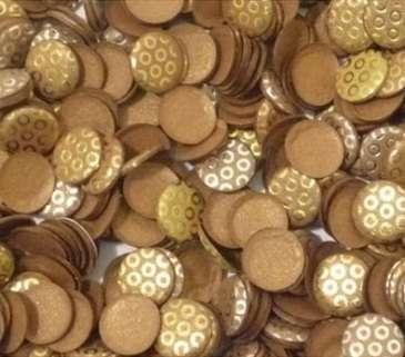 CARD CANDI  - METALLIC COPPER  ***** NEW IN SA ****