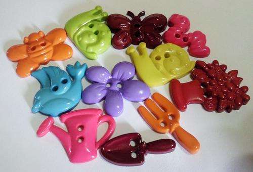 BUTTONS BRIGHTS - GARDEN