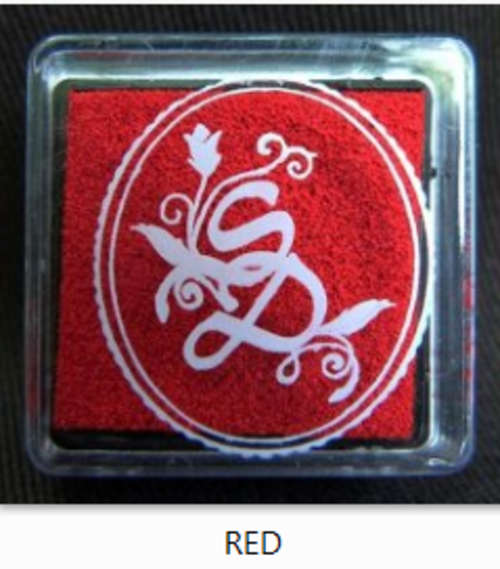 SD EMBOSSING CUBE - RED 5cm