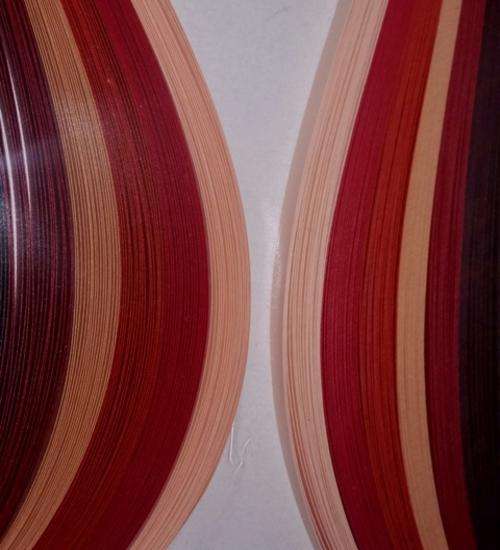 3mm QUILLING PAPER - RED  MIX (100)