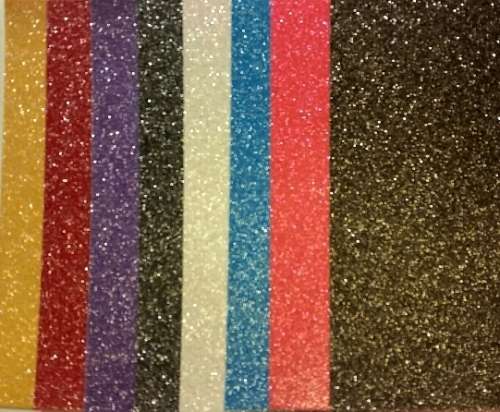 GLITZ GLITTER CARD STOCK - 14x11cm - 8 sheets