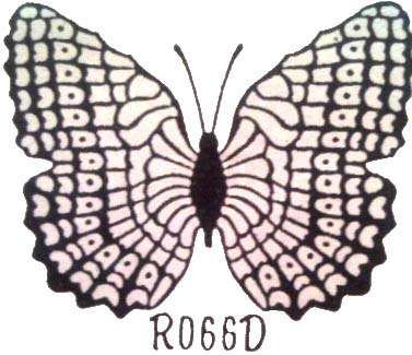 RUBBER STAMP - BUTTERFLY