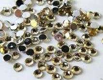 2.5mm GOLD GEMS (100)