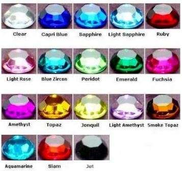 2.5mm LIGHT SAPPHIRE GEMS (100)