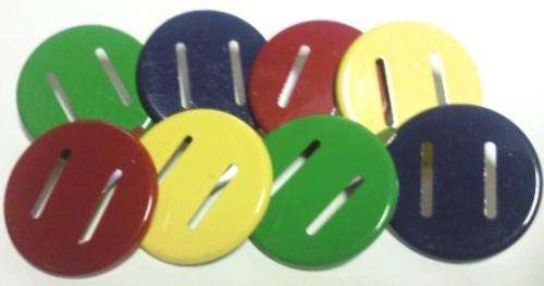 RIBBON BRADS ROUND 8