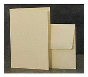 A5 TEXTURED CARD STOCK IVORY AND WHITE ENVELOPES