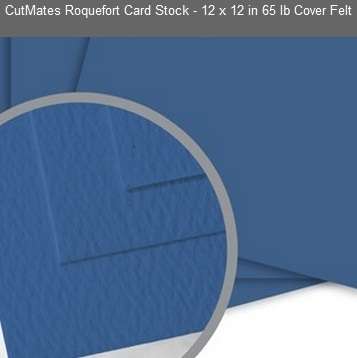 CUTMATES12x12" ROQUEFORT - The card stock that cuts like butter