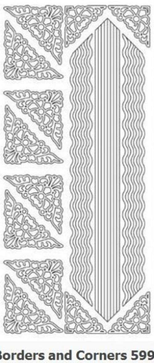 PEEL-OFFS 599G    BORDERS & CORNERS GOLD