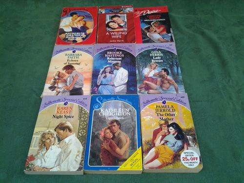 9x Silhouette Desire Books.One Price For All.