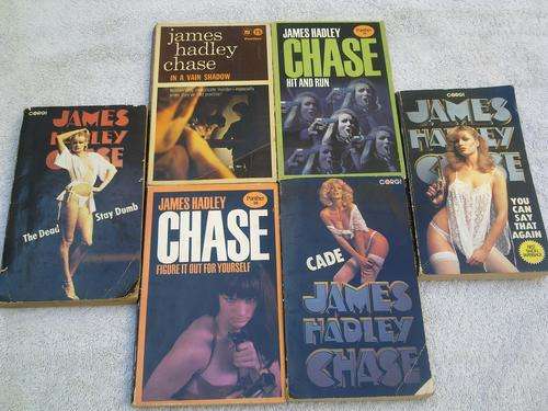 Job Lot Of 6 James Hadley Chase Books.One Bid For All.