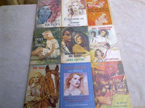 Job lot of 9 Afrikaanse books.One bid for all 9 books.