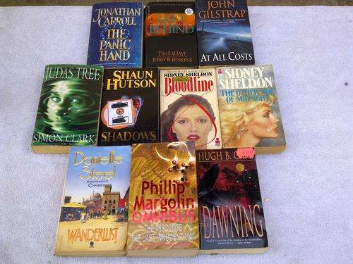 Job lot of 10 mixed books.One bid for all 10 books.