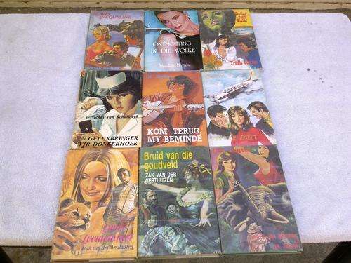 Job lot of 9 Afrikaanse books.One bid for all 9 books.