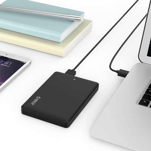 500 GB External Hard drive HITACHI USB3 2.5" 5400RPM in ORICO Enclosure