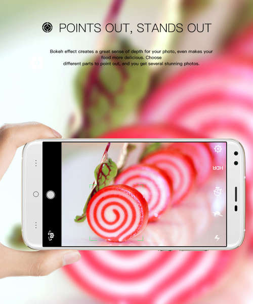 DOOGEE X30 Mobile phone Quad Camera 2x8.0MP+2x5.0MP Android 7.0 3360mAh 5.5'' HD MTK6580A Quad Core