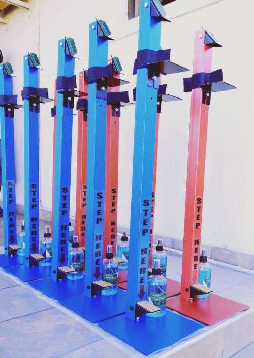 Hands Free Sanitizer Stand
