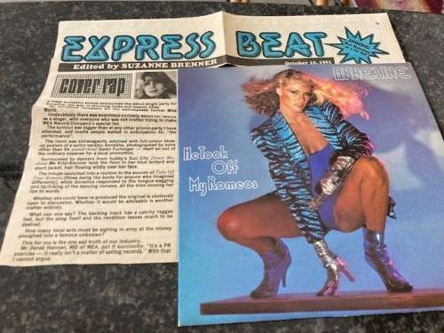 Anneline- He took off my romeos (`legendary` 1981 single by ex Miss World in picture sleeve + bonus)