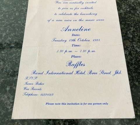 Anneline- He took off my romeos (`legendary` 1981 single by ex Miss World in picture sleeve + bonus)