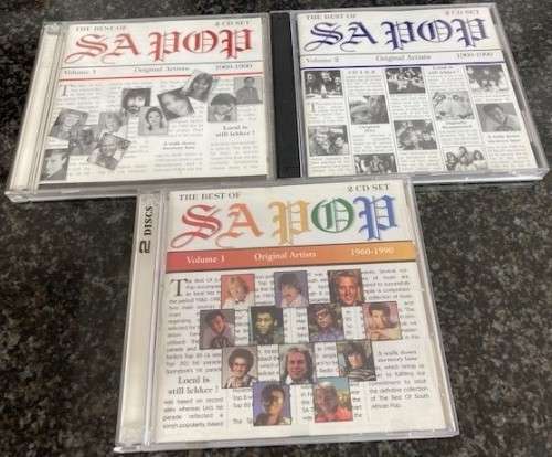 SA POP Volumes 1, 2 and 3 (3 double CD sets of SA music 1960-1990)