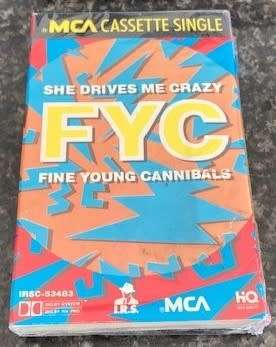 Fine Young Cannibals-She drived me crazy (1988 sealed U.S cassette single)