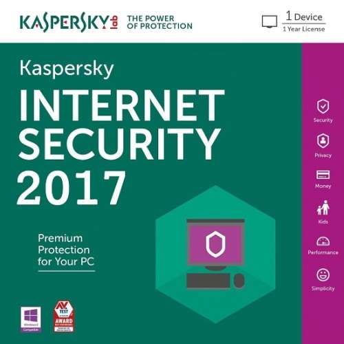 Kaspersky Internet Security 2017/2018 [1 PC , 1 Year]