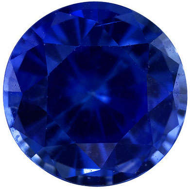 1/3ct Genuine Natural Blue Sapphire Round 4mm Gemstone