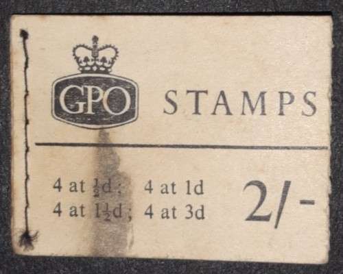 Stamp: Wilding GPO Booklet - April 1962: Advertising Voucher - Complete Booklet