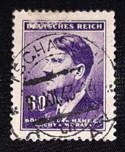 Germany - Bohemia and Moravia: 1942: Adolf Hitler: Stamp Lot: 60h / 1K / 1.2K / 2K