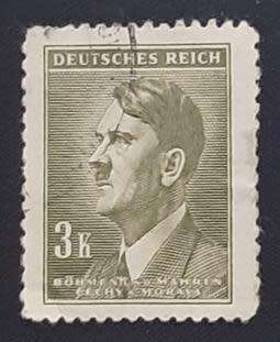 Germany - Bohemia and Moravia: 1942: Adolf Hitler: Stamp Lot: 2.5K / 3K / 4K / 5K