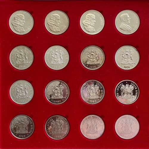 1965 - 1992 Set of 32 Proof R1 Coins in Display box