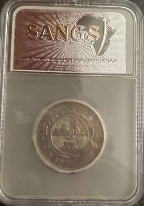 1897 ZAR 2 Shilling SANGS Graded VF20