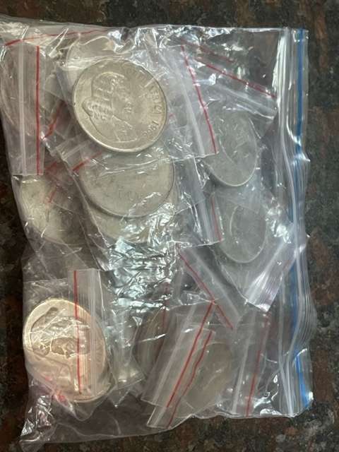 Silver one rand lot - 92 coins