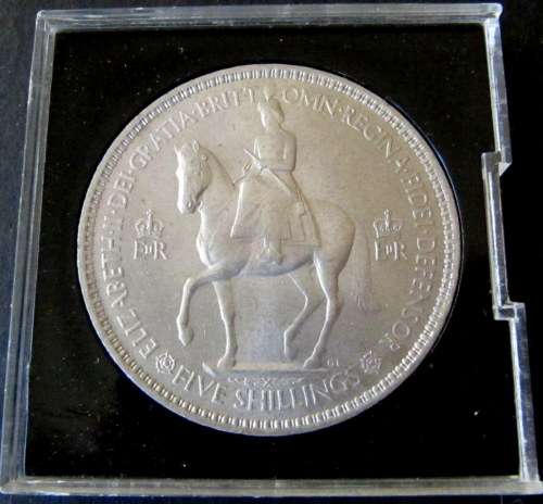 UK 1953 Coronation of Queen Elizabeth II Crown - in perspex casing - more than one available