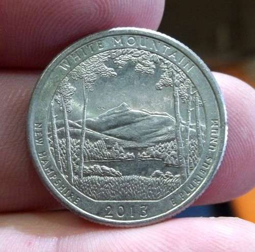 2013 US 'America the Beautiful' Quarter - White Mountain