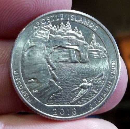 2018 US 'America the Beautiful' Quarter - Apostle Islands