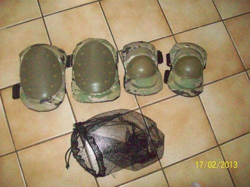 Camo knee pads + elbow pads