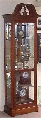 Solid Linden Wood Show Cabinet