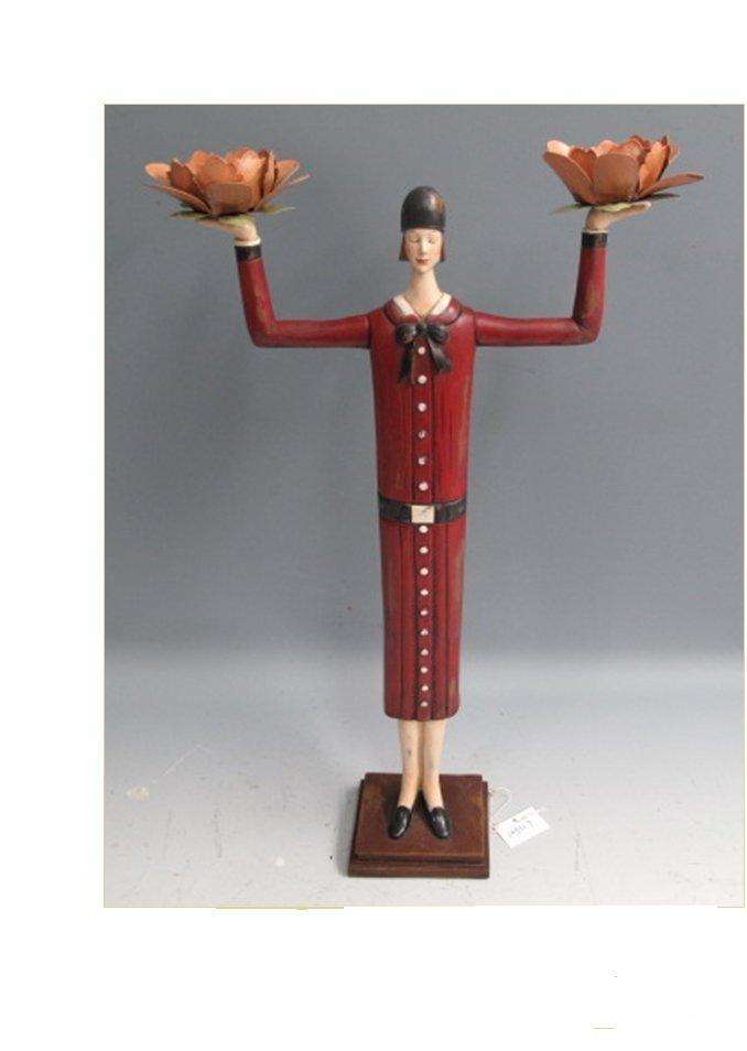 Lady Double Candle Holder
