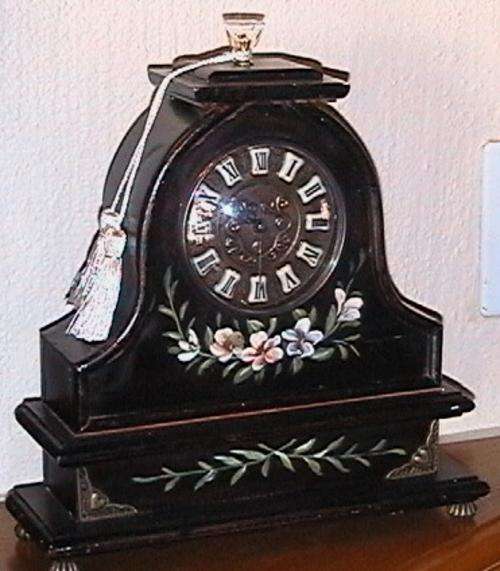 Mantel Clock In Dark Finish