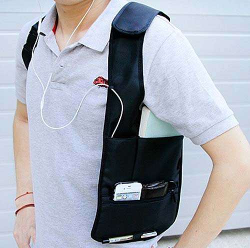 -LOCAL STOCK- Tactical Spy Hidden Nylon Travel Anti-theft Hidden Underarm Holster Shoulder Phone Bag