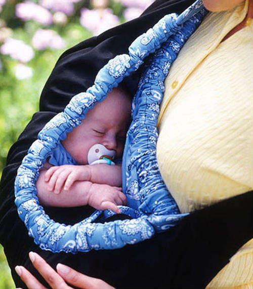 100% Baby Toddler Native Cradle Pouch Ring Sling Carrier Kid Wrap Bag