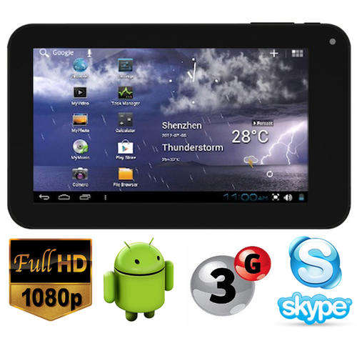 Ultimate HyperTAB "WHITE" - 7" ANDROID 4.2 - 512MB RAM - 4GB memory- 3G - WIFI - Bluetooth