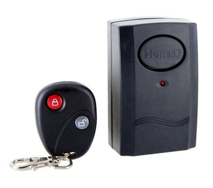 Wireless Remote control Vibration Security Alarm for Door Window Car Motor bike  - Free Shipping