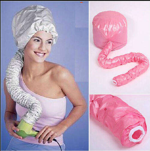 Safety Portable Hair Dryer Soft Hood Bonnet Attachment  for any hair dryer