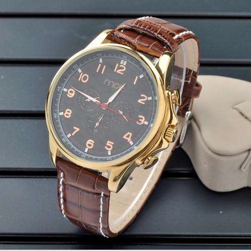 *Free Courier* High Quality Auto Mechanical Men Women Dress Watches Brown Leather Sport Watches