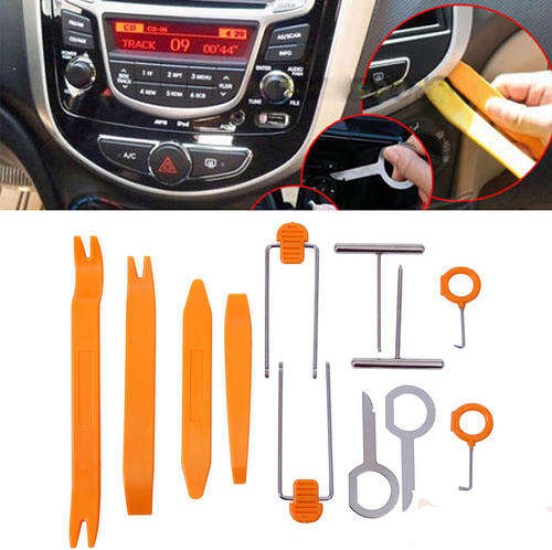 12 Pcs Car Radio Stereo Door Trim Dash Panel Removal Pry Tool Kit Audio Install