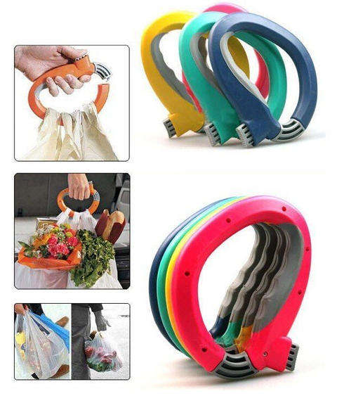 Comfortable One Trip Grip handle carrier tool shopping grocery bag grips holder
